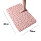 thumbnail image 4 of Alfombra de baño de espuma viscoelástica antideslizante, absorbente, lavable a máquina, para ducha, color rosa, 40 x 60 cm, 4 of 5
