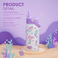 thumbnail image 2 of Botella SANDJEST Mermaid Kids con tapa aislante de 355 ml, 2 of 7