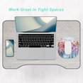 thumbnail image 4 of SHILIU-Small Mouse Pad 6.6 Inch, Takes up Wrist and Mouse Space, Waterproof Compact Mini Mouse Mat for Laptop Computer Wireless Mouse Keyboard Home Office Travel,Pink Watercolor, 4 of 4