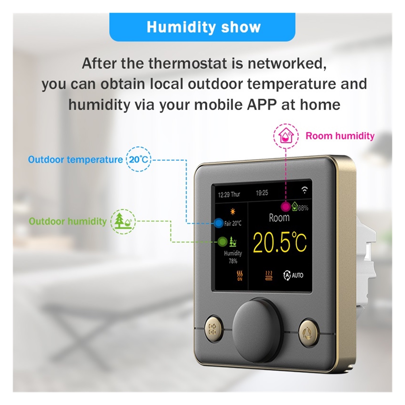 Tuya Smart Thermostat, Electric Floor Heating Water Gas Boiler ,Termostat Digital Warm Underfloor Temperature Controller