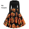thumbnail image 3 of Xmas Rat2022 New Printed Sleeve Big Hem With Belt, 3 of 4