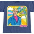 thumbnail image 3 of Barbie - Ken In Malibu - Girls Fitted Short Sleeve Graphic T-Shirt, 3 of 5