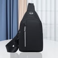 thumbnail image 6 of Crossbody Bag for Womens Mens Multipurpose Sling Bags Chest Shoulder T Sling Purse Strap Travel Bag with Earphone Hole, 6 of 8