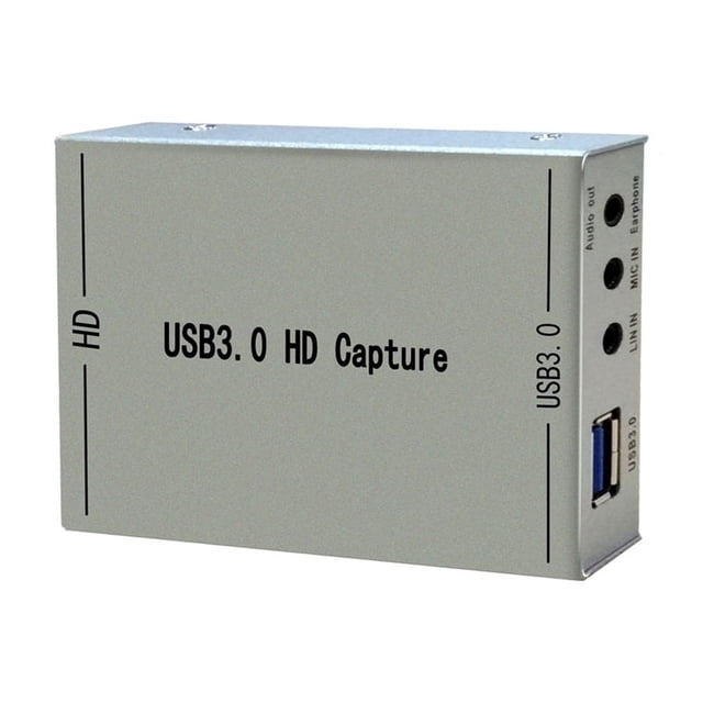 TFixol Appareil de Capture Vidéo Plug-and-Play USB 3.0 pour Diffusion en Continu de Jeux HD, Diffusion en Direct et Vidéoconférence