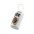 thumbnail image 3 of Miller Lite Decoupage Christmas Ornament, White, Plastic, By Ruz, 3 of 5