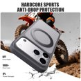 thumbnail image 3 of Magnetic for Apple iPhone 15 Case with Ring Stand, Fits MagSafe Ring, Military-Grade Drop Protection, Build in Kickstand,Slim Matte Finish Shockproof Phone Cover for iPhone 15 6.1'', 3 of 7