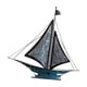 thumbnail image 2 of Decoración de velero de metal, decoración de velero, artesanía de buena suerte, creativa, retro 39x7x37cm, 2 of 9