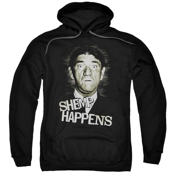 Three StoogeS/Shemp Happens Adult Pullover Hoodie Sweatshirt Black
