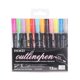 thumbnail image 1 of Rotuladores Shimmer Marker Set Resaltador borrable Rotuladores de contorno metálico para escribir Dibujo 12pcs Inevent EL014203-02, 1 of 6