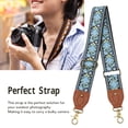 thumbnail image 3 of Camera Strap, Woven Thickened Polyester Neck Shoulder Strap with Press Lock for DSLR Camera Outdoor Photography, Retro Ethnic Style, 3 of 7