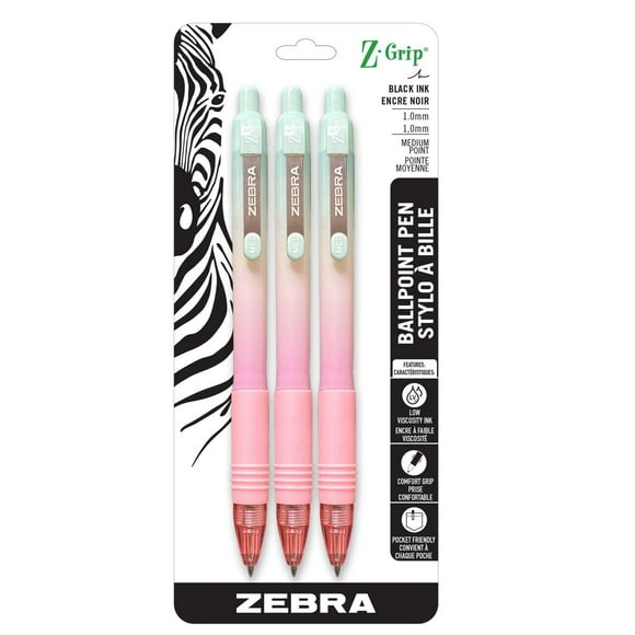 Pack Z-Grip Smooth 3 Stylo à bille, encre noire