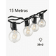 thumbnail image 3 of Luces Exterior, 15metros 25+2 Focos Vidrio, 3 of 4