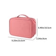 thumbnail image 3 of NARABB Sac de Rangement d'Accessoires Numériques Multifonctionnel Grande Capacité Rangement à Double Couche Facile à Transporter Sac de Rangement Portable Imperméable, 3 of 6