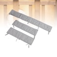 thumbnail image 1 of Paracoques para cama de bebé, almohadillas de parachoques para cuna de algodón, pieza dividida, cubierta de barandilla para cama de bebé anticolisiónico para niños pequeños, 1 of 7