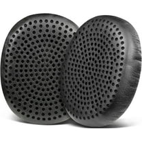 SOULWIT Earpads Replacement for Skullcandy Riff, Riff2 Wired/Wireless On-Ear Headphones, Ear Pads Cushions with Softer Leather, Noise Isolation Foam (Black)