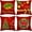 X-mas 17, variant on Merry Christmas Pillow Covers 16x16 Set of 4 Velvet Christmas Pillow Cases Red Green Xmas Winter Holiday Throw Pillow Covers Christmas Tree Cushion Covers for Outdoor Home Bed Sofa Couch(16 Inch)