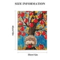 thumbnail image 2 of Acheng Wall Art Decor Print Hedgehog with Apple Tree Canvas Wall Art Wildlife Canvas Print Wall Decorations for Bedroom 12x16 in, 2 of 5