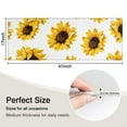 thumbnail image 5 of White Big Sunflower Pattern Kitchen Rug Mat,Kitchen Runner Rugs Non Skid Washable,Decorative Kitchen Floor Mats for Kitchen,Sink,Laundry,17"X47", 5 of 5