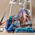 thumbnail image 3 of Moana 2-theme Drawstring Backpack Sports Gym Bag Water Resistant String Bag Cinch Bag18"X16"（45X40cm）, 3 of 6