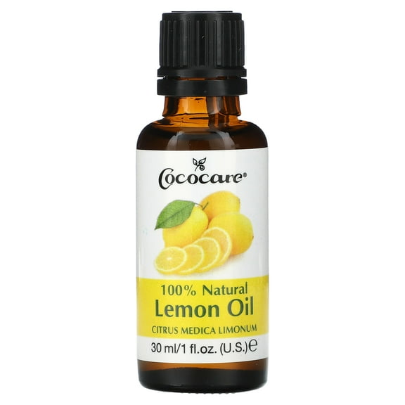 Cococare 100% Natural Lemon Oil, 1 fl oz (30 ml)