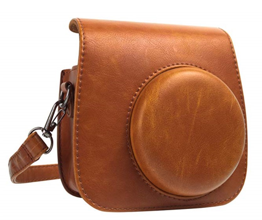 Housse Cuir PU Pour Instax Mini 11 - Protection Appareil Photo Instantané Avec Bandoulière - 4