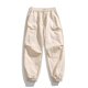 thumbnail image 1 of Ceisia Men's Solid Color Water-Repellent Lantern Cargo Pants with Elastic Drawstring Waist Beige XXXL Gifts, 1 of 9