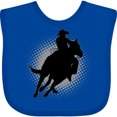 thumbnail image 3 of Inktastic Rodeo Rider Team Roping Boys Baby Bib, 3 of 4