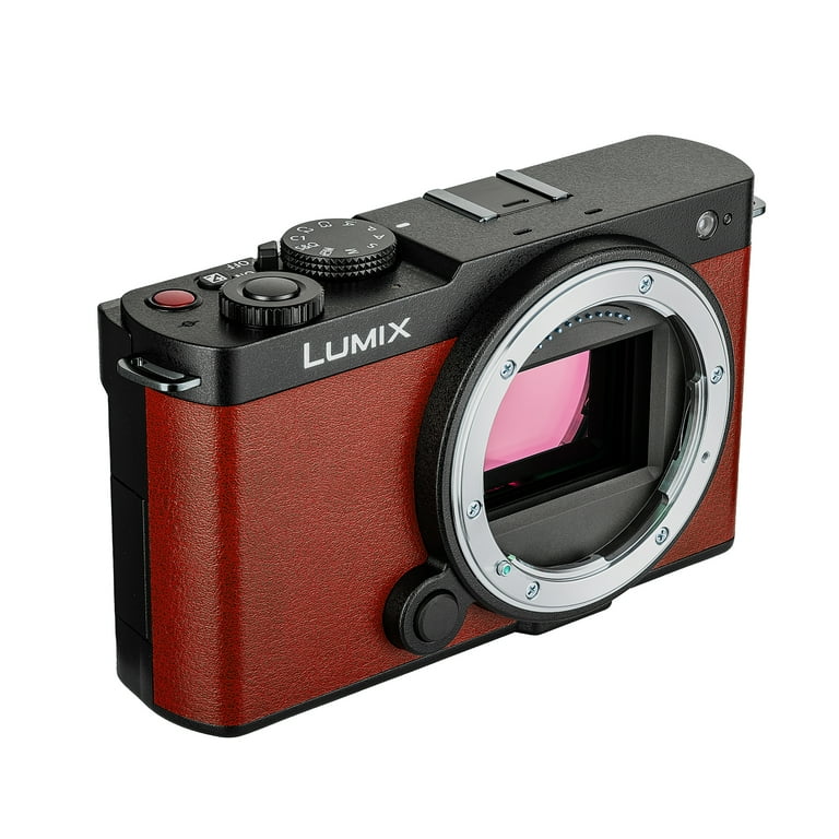 Panasonic Lumix デジタルカメラ 赤 32GBメモリーカード付き Panasonic Lumix S9 Mirrorless Camera (Red) + 64GB Memory Card +