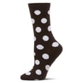 thumbnail image 2 of MeMoi Women's Connect The Dots Dimensional Crew Socks - Womens - Female, 9-11, Hemp Heather, 2 of 8
