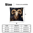 thumbnail image 5 of Aries Constellation Deluxe Velvet Throw Pillow Covers Inserts - Set of 2 Chair Pillow Covers - Available in 16x16, 18x18, and 20x20 Inches with Unique Patterns for Any Occasion, 5 of 6