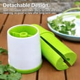 thumbnail image 3 of Manual Herb Grinder & Spice Mill, Stainless Steel Parsley Shredder & Vegetable Chopper, Handheld Herb Grinder for Fresh Cilantro, Mint, Basil and Garlic, Dishwasher Safe Kitchen Gadget, 3 of 9