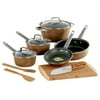 Tramontina 8-Piece Eco-friendly Cookware Set with Bonus, Cashmere