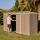 thumbnail image 2 of Cobertizo de Almacenamiento para Jardin Exterior BellaC 343×142×184 de Acero Galvanizado, 2 of 9