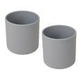 thumbnail image 1 of 2 piezas de taza abierta de silicona para bebés y tazas de agarre fácil para niños pequeños a prueba de derrames, suministros para el destete dirigido por el bebé, 1 of 5