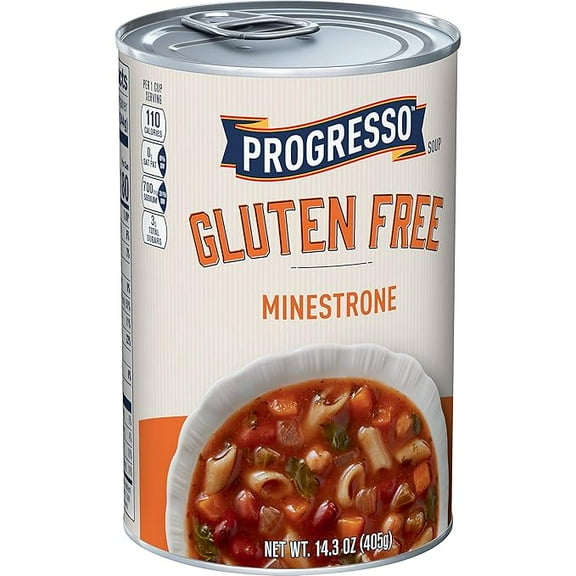 Progresso Gluten Free, Minestrone Soup, 14.3 oz ( Pack of 2 )