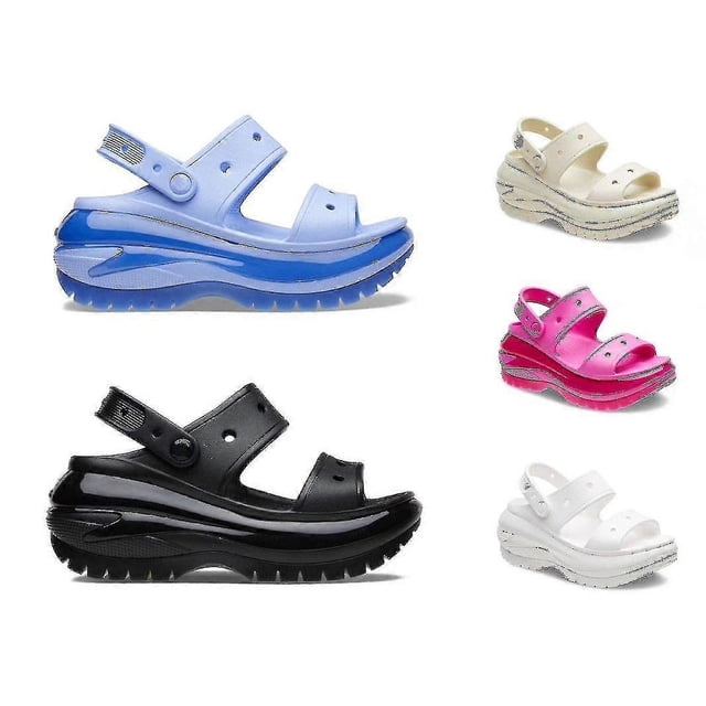 Women's Classic Mega Crush Clog Thick Eva Platform Shoes Thick Sole Slip On Sandals