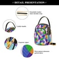thumbnail image 4 of FORMRS Crossbody Bag for Women Quilted Travel Shoulder Cell Phone Purse with Chain Strap Handbag, Green Wavy Plaid, 4 of 7