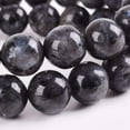 thumbnail image 2 of Angelstones Natural Larvikite Gemstone 10mm Round Beads Stretch Bracelet 7 Inch Unisex, 2 of 2