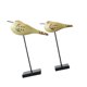 thumbnail image 5 of 2 estatuas de pájaros de madera, adornos de escritorio, regalos de inauguración de la casa, figuras decorativas de animales, decoraciones de pájaros, 5 of 9