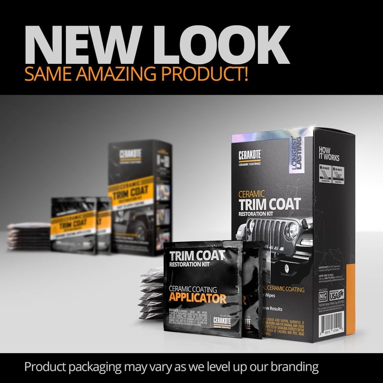 Cerakote, Ceramic Trim Coat Kit, Restores and Protects Plastic