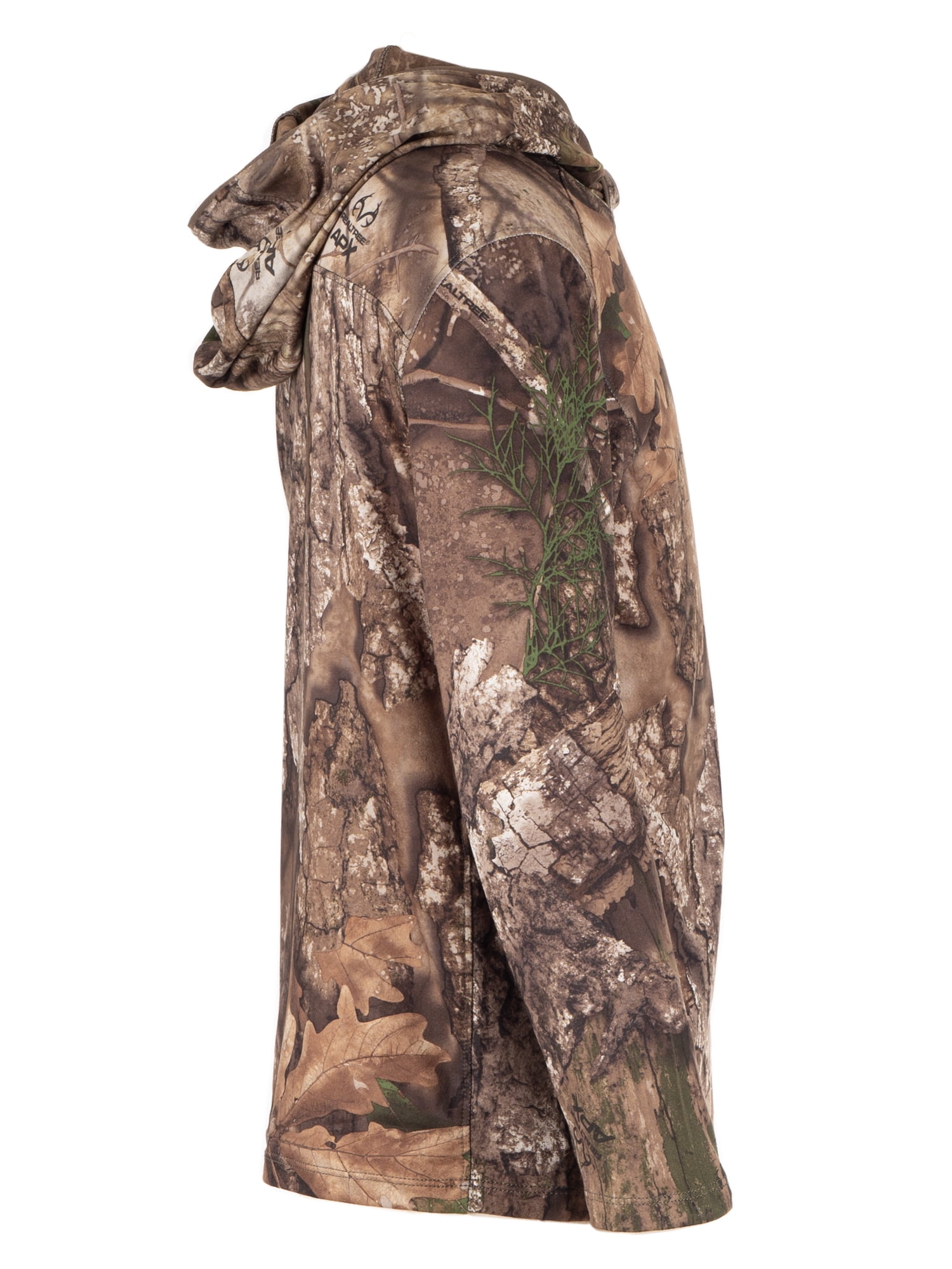 Realtree Youth Long Sleeve Performance Fishing Hoodie, L
