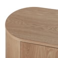thumbnail image 5 of Christopher Knight Home 58.3" Sideboard Buffet with 4 Doors, Adjustable Shelf, Storage Cabinet with Metal Base, Natural, 5 of 10