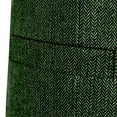thumbnail image 5 of VBTAPA Men's Double-Breasted Suit Vest Business Casual Tops Herringbone Pattern Waistcoat for Wedding Tuxedos Green S, 5 of 7