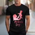 thumbnail image 1 of Tops para hombre, blusas y camisas de cuello redondo y manga corta para hombre, camisetas deportivas con estampados casuales para el Día de la Madre, blusas de cuello redondo y manga corta, blusas de, 1 of 5