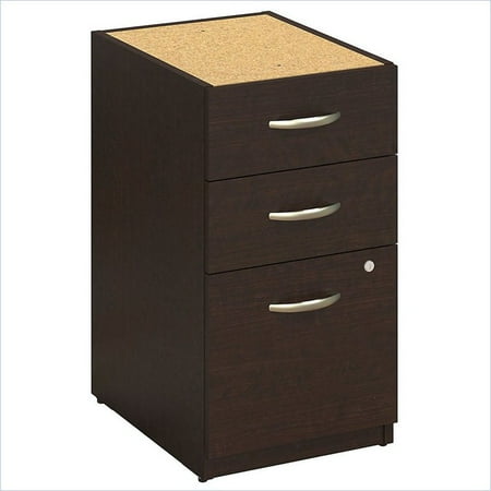 Mocha Cherry 3 Drawer File - Bush Business Series C Elite 16W 3 Drawer Pedestal in Mocha Cherry