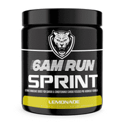 6AM Run Sprint - No Jitters Cardio Pre Workout - Keto, Vegan - Lemonade