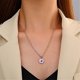 thumbnail image 3 of Women Necklace Sunflower Yin Yang Lady Adjustable Pained Pendant Necklace Jewelry Gifts--Purple-Product code 60873, 3 of 5