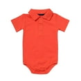 thumbnail image 4 of Baby Boy Outfits Boys Short Sleeve Romper Bodysuits Gentleman Clothes Baby Clothes Boy New Born 12 Month Thermal Shirt Preemie Stuff Boys 3 Month 3 13 Winter Orange 18-24 Months, 4 of 4