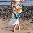 thumbnail image 6 of Butterfly Chiffon Beach Dresses with Polyester Straps - Women's Beach Skirt, 6 of 6