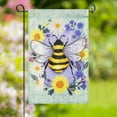 thumbnail image 2 of Meadow Creek 11.5" x 18" Spring Bee and Flower Outdoor Yard Flag, 2 of 5